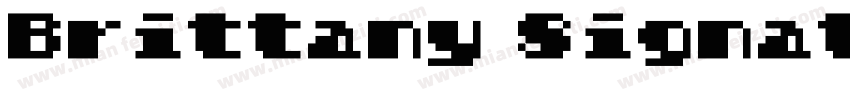 Brittany Signature true type字体转换